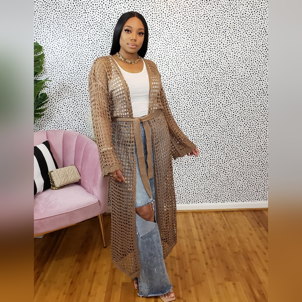 Crochet Long Duster/Cardigan